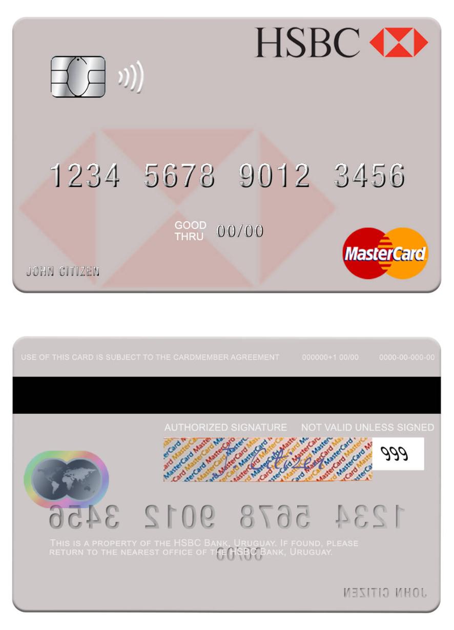 Uruguay HSBC Bank mastercard